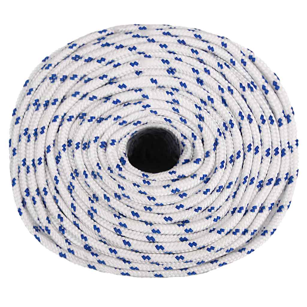 Corde à démarrage Vidaxl 8 mm 250 m de polypropylène blanc