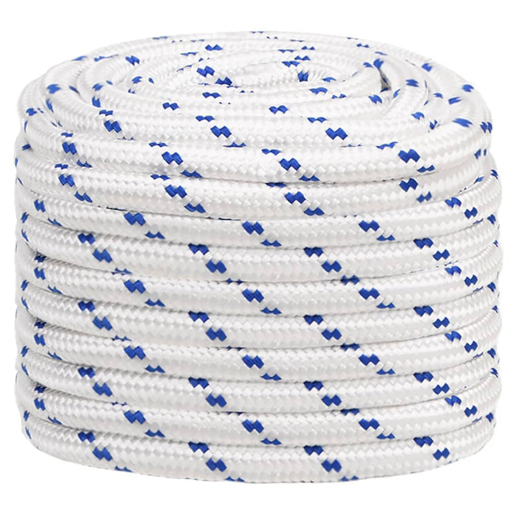 Corde à démarrage Vidaxl 20 mm 50 m de polypropylène blanc