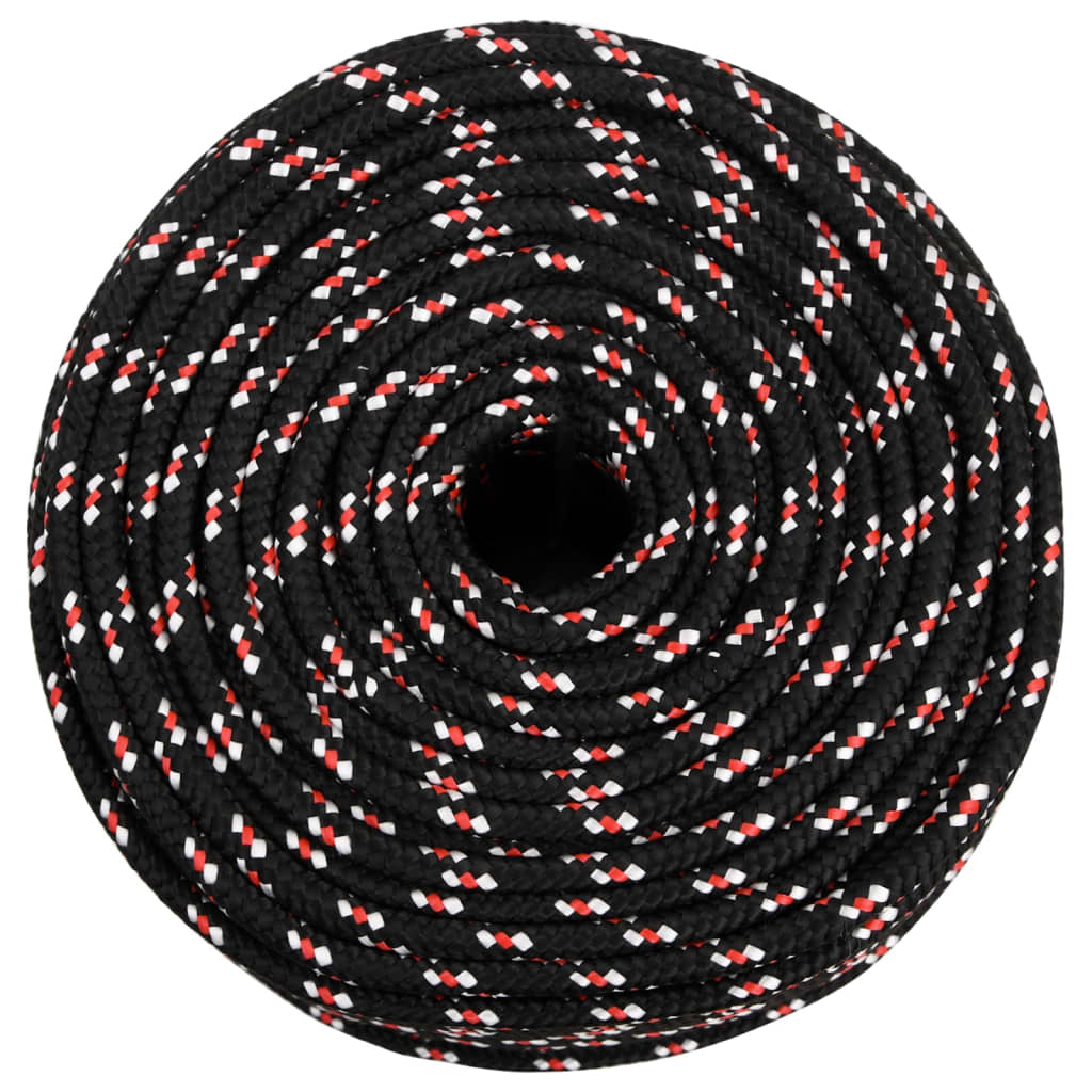 Corde à démarrage Vidaxl 8 mm 250 m de polypropylène noir