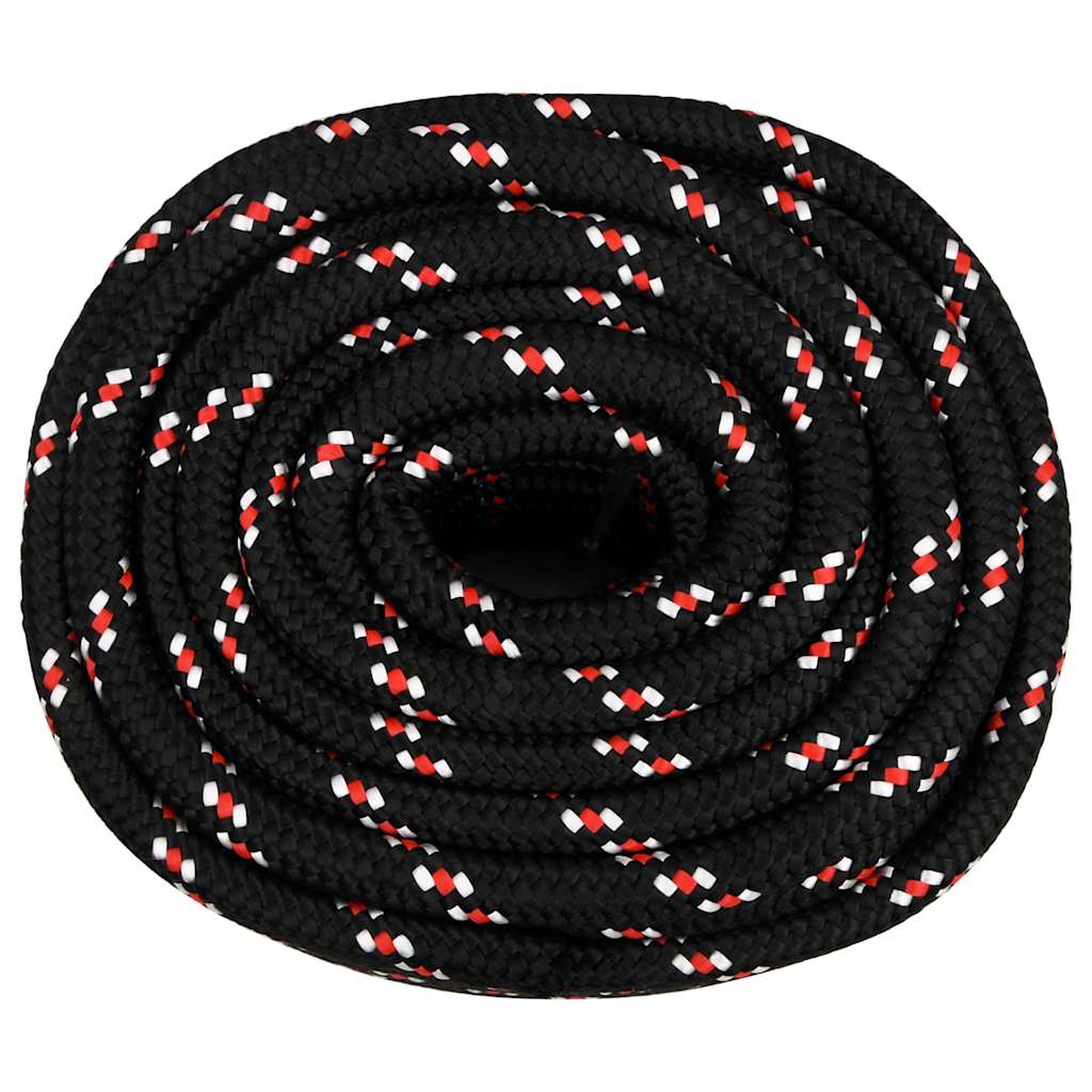 Corde de bateau vidaxl 20 mm 50 m de polypropylène noir