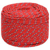Corde de bateau Vidaxl 8 mm 50 m de polypropylène rouge