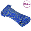 Corde à bateau vidaxl 4 mm 500 m de bleu de polypropylène