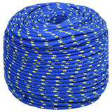 Corde à démarrage Vidaxl 6 mm 50 m Bleu en polypropylène - afbeelding 2