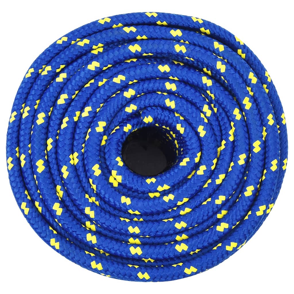 Corde à bateau Vidaxl 14 mm 25 m Bleu en polypropène