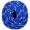 Corde à bateau vidaxl 18 mm 25 m en bleu en polypropène