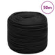 Corde de bateau vidaxl 10 mm 50 m de polypropène noir