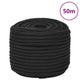 Corde de bateau vidaxl 14 mm 50 m de polypropène noir