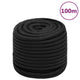 Corde de bateau vidaxl 16 mm 100 m de polypropène noir