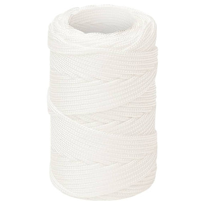 Corde de bateau Vidaxl 2 mm 100 m polypropylène plein blanc