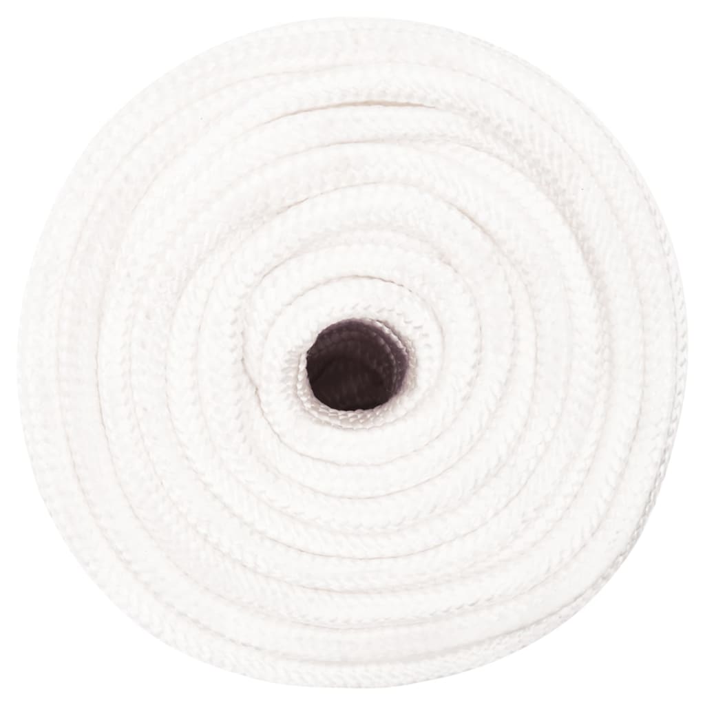 Corde de bateau vidaxl 14 mm 100 m polypropylène plein blanc