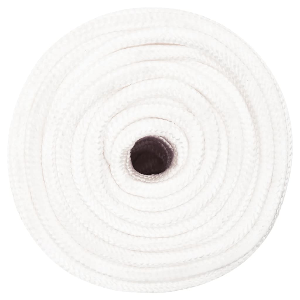 Corde de bateau vidaxl 14 mm 250 m en polypropylène plein blanc