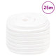 Corde de bateau vidaxl 20 mm 25 m polypropylène plein blanc