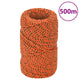 Corde de bateau vidaxl 2 mm 500 m en orange en polypropylène