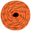 Corde de bateau vidaxl 16 mm 250 m en orange en polypropylène