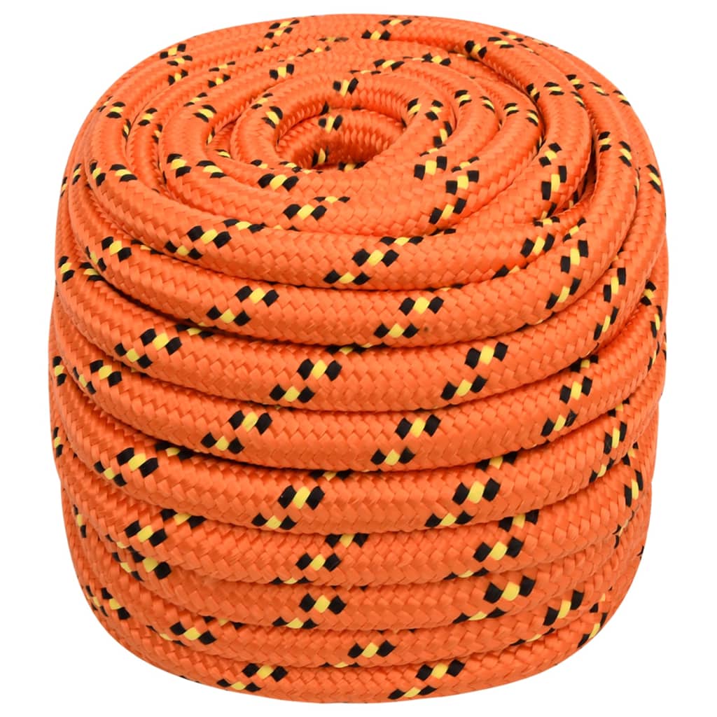 Corde à démarrage Vidaxl 20 mm 50 m en polypropylène oranje