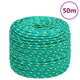 Corde à bateau Vidaxl 8 mm 50 m vert polypropylène