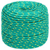Corde à bateau Vidaxl 8 mm 250 m de polypropylène vert