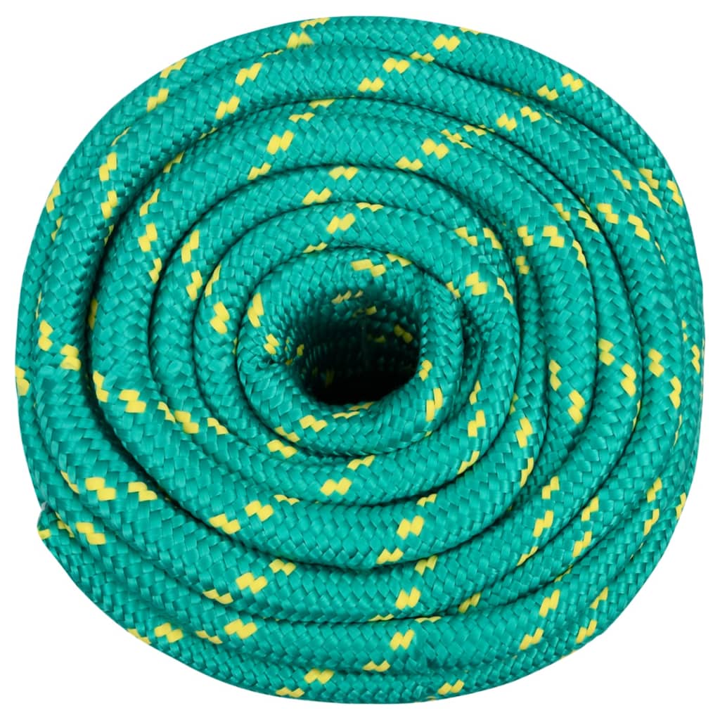 Corde à bateau Vidaxl 16 mm 100 m vert polypropylène