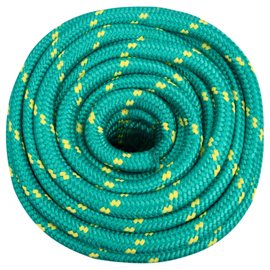Corde de bateau vidaxl 20 mm 50 m de polypropylène vert