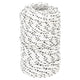 Corde de bateau vidaxl tressée 2 mmx100 m en polyester blanc