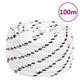 Vidaxl werkouw 16 mm 100 m polyester blanc
