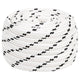 Corde de bateau vidaxl tressée 20 mmx100 m en polyester blanc