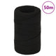 Vidaxl werkouw 2 mm 50 m polyester noir