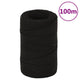 Vidaxl werkouw 2 mm 100 m polyester noir