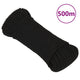 Vidaxl werkouw 3 mm 500 m polyester noir