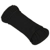 Vidaxl werkouw 3 mm 500 m polyester noir