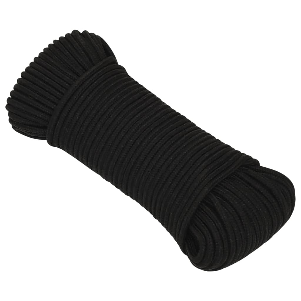 Vidaxl werkouw 3 mm 500 m polyester noir