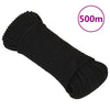 Vidaxl werkouw 4 mm 500 m polyester noir