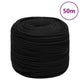 Vidaxl werkouw 8 mm 50 m polyester noir
