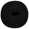 Vidaxl werkouw 8 mm 50 m polyester noir