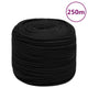 Vidaxl werkouw 8 mm 250 m polyester noir