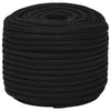 Vidaxl werkouw 12 mm 50 m polyester noir