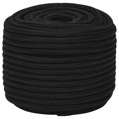 Vidaxl werkouw 14 mm 50 m polyester noir