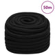 Vidaxl werkouw 20 mm 50 m polyester noir