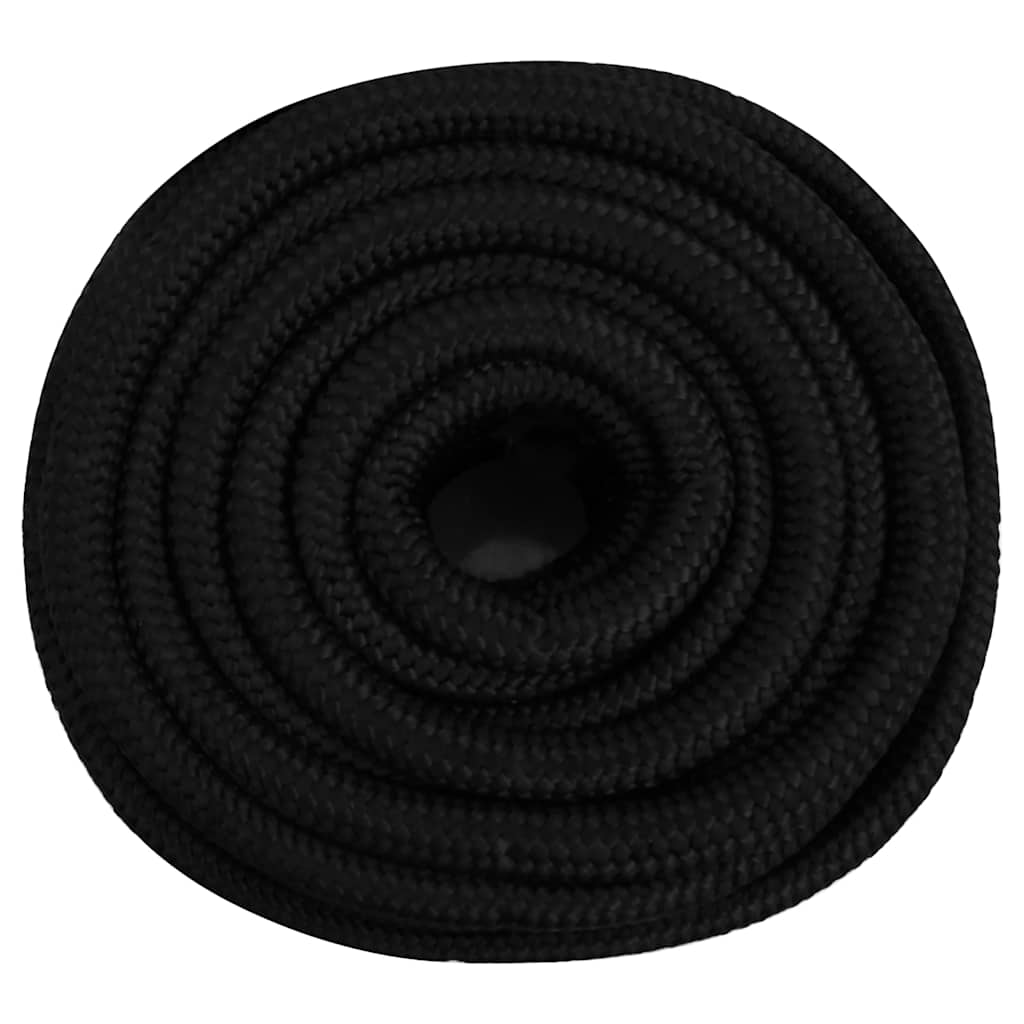 Vidaxl werkouw 25 mm 50 m polyester noir