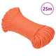 Vidaxl werkouw 3 mm 25 m polypropène oranje