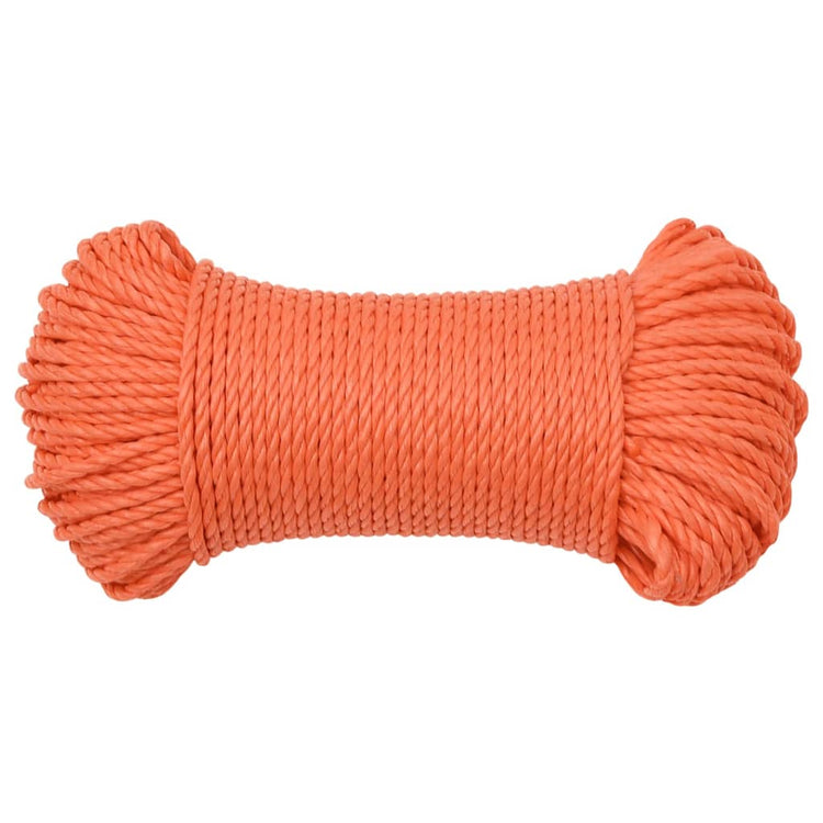 Vidaxl werkouw 3 mm 25 m polypropène oranje