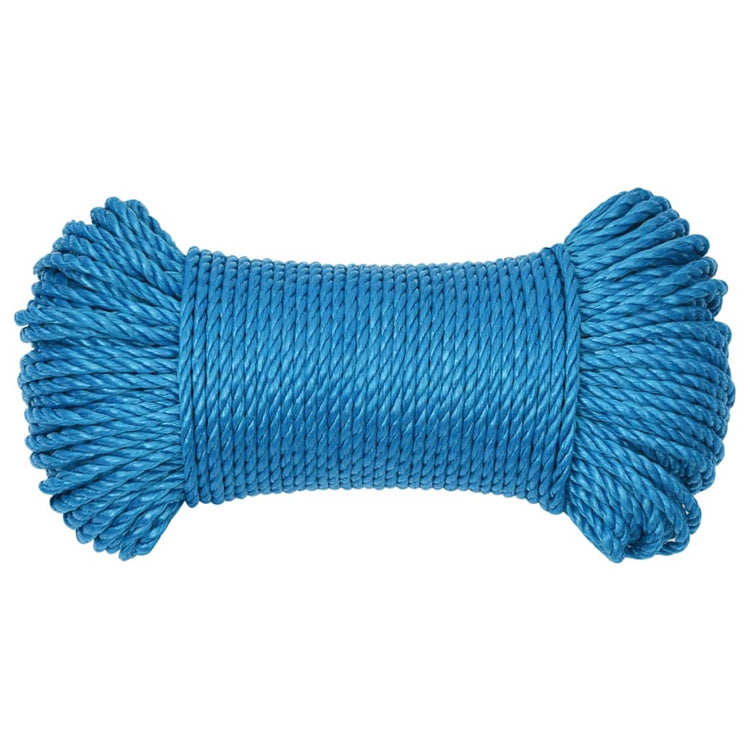 Vidaxl werkouw 3 mm 250 m en bleu en polypropène