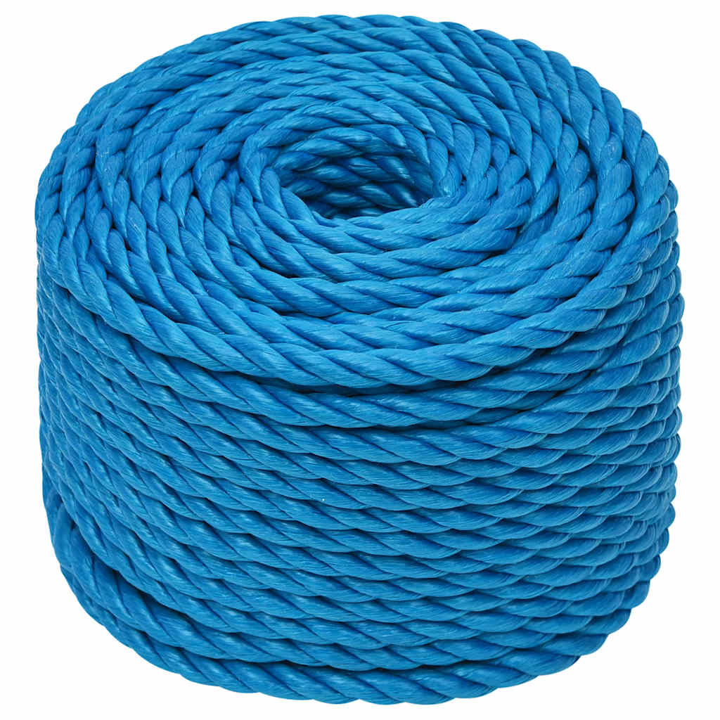 Vidaxl werkouw 10 mm 50 m de polypropène bleu