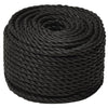 Vidaxl werkouw 12 mm 250 m de polypropène noir
