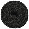 Vidaxl werkouw 20 mm 50 m de polypropène noir