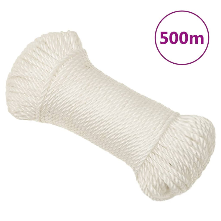 Vidaxl werkouw 3 mm 500 m en polypropène blanc