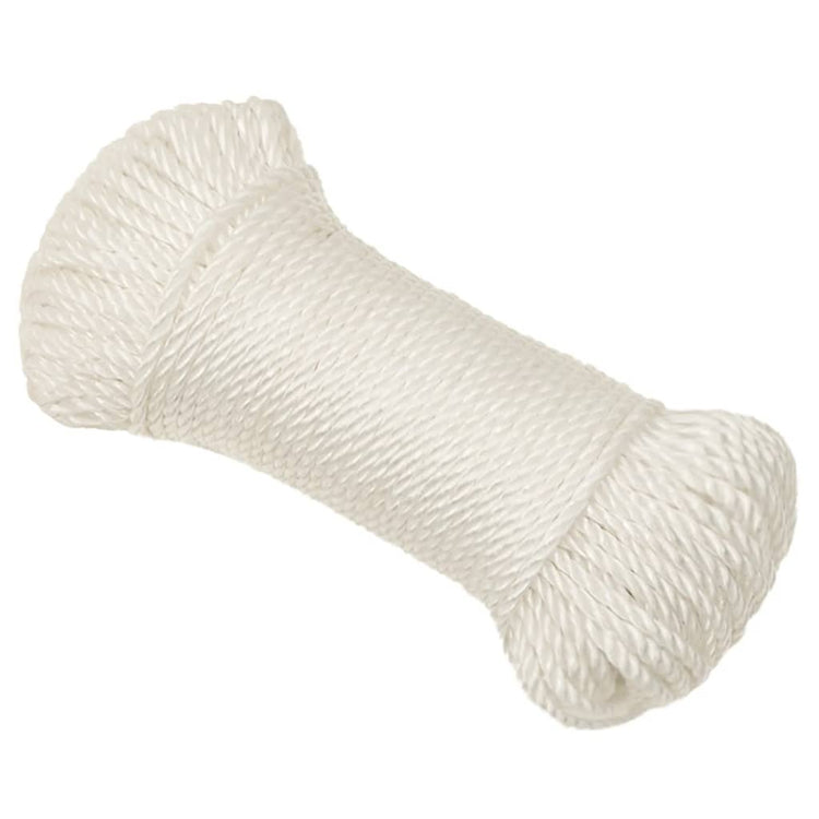 Vidaxl werkouw 6 mm 25 m de polypropène blanc