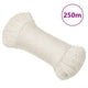 Vidaxl werkouw 6 mm 250 m en polypropène blanc