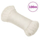 Vidaxl werkouw 8 mm 100 m de polypropène blanc