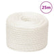 Vidaxl werkouw 12 mm 25 m de polypropène blanc